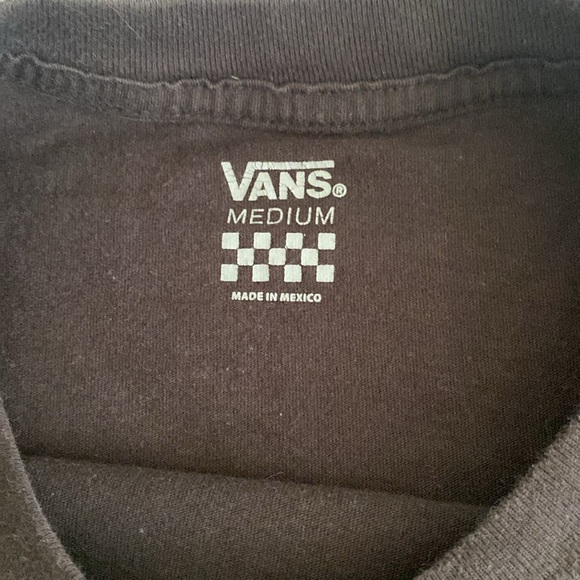 Vans black Tshirt. Size medium. Off the Wall. - Picture 3 of 4